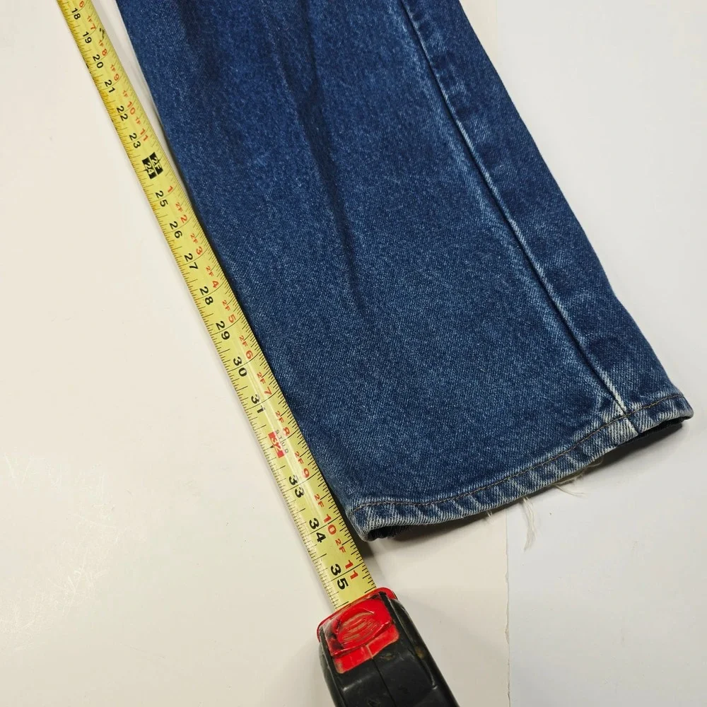 Prison Blues Mens Suspenders Buttons Carpenter Work Jeans Blue 34x36 Made in USA